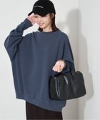 【スローブ イエナ/SLOBE IENA】の《WEB限定カラー有り/追加 》ビックシルエットピグメント裏毛プルオーバー ネイビー|ID: prp329100004655416 ipo3291000000033859773