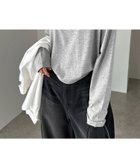 【アンドミー/andme】のボートネック 長袖 トップス 杢グレー|ID: prp329100004655658 ipo3291000000033837273