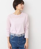 【デッサン/Dessin】の【洗える】クルーネックシースルーロンT 人気、トレンドファッション・服の通販 founy(ファニー) ファッション Fashion レディースファッション Fashion for Women トップス・カットソー Cut & Sew Tops ロングTシャツ・Tシャツ Longline T-Shirts & Tees インナー Innerwear タンク Tank Top, Sleeveless Top トレンド Trend, Trending Now 洗える Machine Washable thumbnail ライトピンク|ID: prp329100004655662 ipo3291000000033673130