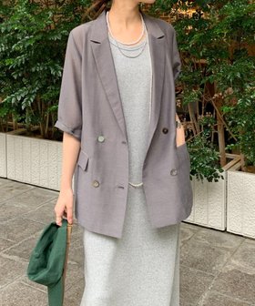 【ドゥドゥ/DouDou】の【ウォッシャブル】5分袖シアーダブルジャケット 人気、トレンドファッション・服の通販 founy(ファニー) ファッション Fashion レディースファッション Fashion for Women アウター Coat / Outerwear Collection レディースジャケット・軽アウター Jackets 2024年 2024 2024春夏・S/S Spring/Summer 2024 SS24 ウォッシャブル Machine Washable シアー Sheer, See-Through ジャケット Jacket, Outerwear バランス Balance, Style Balance メッシュ Mesh, Net Fabric エレガント 上品 Elegant 再入荷 Restock / Back in Stock 夏 Summer S/S・春夏 SS, Spring/Summer, Warm Season 雑誌 Magazine, Fashion Magazine |ID:prp329100004655672