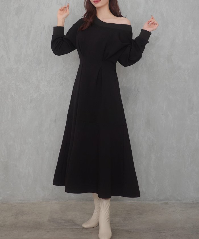 【ジュノア/JUNOAH】のセネア セミフレアワンピース インテリア・キッズ・メンズ・レディースファッション・服の通販 founy(ファニー) https://founy.com/ ファッション Fashion レディースファッション Fashion for Women ワンピース Dresses |ID: prp329100004655729 ipo3291000000033673753