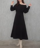 【ジュノア/JUNOAH】のセネア セミフレアワンピース ブラック|ID: prp329100004655729 ipo3291000000033673758