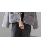 【ラナン/Ranan】のRanan/ゴールド調ボタンループ編みニットジャケット 人気、トレンドファッション・服の通販 founy(ファニー) ファッション Fashion レディースファッション Fashion for Women アウター Coat / Outerwear Collection レディースジャケット・軽アウター Jackets カーディガン Cardigan, Knitwear コンパクト Compact, Small Size ショート Short, Short Length ジャケット Jacket, Outerwear デニム Denim, Jeans Material バランス Balance, Style Balance ボトム Bottoms, Lower Wear ポケット Pocket, Pocket Detail ループ Loop, Loop Knit ワイド Wide, Wide Fit A/W・秋冬 Autumn/Winter エレガント 上品 Elegant thumbnail LGR|ID: prp329100004655733 ipo3291000000033989627