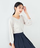 【アー ヴェー ヴェー/a.v.v】のハートネックチュニックカットソー グレージュ|ID: prp329100004655797 ipo3291000000033894333