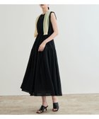 【ロペ/ROPE'】のフェイディドフラワープリント・無地ドレス/洗える ブラック(01)|ID: prp329100004655818 ipo3291000000033674688