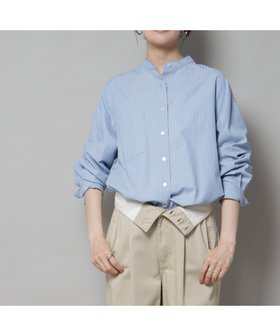 【ナノ ユニバース/nano universe】 スタンドカラーストライプシャツ人気、トレンドファッション・服の通販 founy(ファニー) ファッション Fashion レディースファッション Fashion for Women トップス・カットソー Cut & Sew Tops シャツ・ブラウス・オフィスカジュアル Elegant Blouses & Button-Ups インナー Innerwear ジャケット Jacket, Outerwear スウェット / スエット Sweatshirt, Sweatwear ストライプ Stripe, Striped Pattern リラックス Relax, Relaxed Fit エレガント 上品 Elegant 2025年 2025 2025-2026秋冬・A/W Autumn/Winter 2025–26 AW25–26 |ID:prp329100004655824
