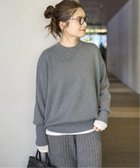 【ジャーナルスタンダード/JOURNAL STANDARD】の《WEB限定追加 》ウォッシャブルTEXBRIDクループルオーバー グレー|ID: prp329100004655970 ipo3291000000033839548