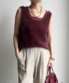 【ドゥドゥ/DouDou】の前後2WAYシャギーニットタンクベスト 人気、トレンドファッション・服の通販 founy(ファニー) ファッション Fashion レディースファッション Fashion for Women アウター Coat / Outerwear Collection トップス・カットソー Cut & Sew Tops ニット Knit Tops & Sweaters ベスト&ジレ / 重ね着スタイル Vests & Gilets インナー Innerwear カットソー Cut and Sewn Top キャミ Camisole, Cami Top トレンド Trend, Trending Now ベスト Vest, Waistcoat ベーシック Basic, Essential A/W・秋冬 Autumn/Winter 冬 Winter / This Winter 再入荷 Restock / Back in Stock おすすめ Recommended / Our Picks 2025年 2025 2025-2026秋冬・A/W Autumn/Winter 2025–26 AW25–26 thumbnail ボルドー|ID: prp329100004655994 ipo3291000000033676663