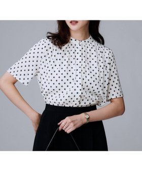 【アンタイトル/UNTITLED】の【セットアップ可】スクエアジオメ柄ブラウス 人気、トレンドファッション・服の通販 founy(ファニー) ファッション Fashion レディースファッション Fashion for Women トップス・カットソー Cut & Sew Tops シャツ・ブラウス・オフィスカジュアル Elegant Blouses & Button-Ups セットアップ Set-Up, Coordinated Outfit プリント Print, Printed Pattern |ID:prp329100004656047