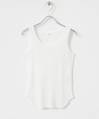 【アイテムズアーバンリサーチ/ITEMS URBAN RESEARCH】のクールコットンリブタンクトップ 人気、トレンドファッション・服の通販 founy(ファニー) ファッション Fashion レディースファッション Fashion for Women 2025年 2025 2025春夏・S/S Spring/Summer 2025 SS25 インナー Innerwear シンプル Simple, Minimal フィット Fit, Slim Fit 夏 Summer S/S・春夏 SS, Spring/Summer, Warm Season thumbnail WHT|ID: prp329100004656048 ipo3291000000033677279