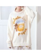 【ジェラート ピケ/gelato pique】のベビモコはちみつベアジャガードプルオーバー 人気、トレンドファッション・服の通販 founy(ファニー) ファッション Fashion レディースファッション Fashion for Women トップス・カットソー Cut & Sew Tops カジュアルプルオーバー・ニットトップス Pullovers & Knit Tops / Casual Pullovers フロント Front, Front Design ロング Long, Long-Length thumbnail OWHT[002]|ID: prp329100004656059 ipo3291000000033902217