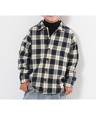 【デビロック/devirock / KIDS】の綿100% チェック柄 長袖ネルシャツ シャツ ブラウス 前開き トップス 25AW 004-アイボリー|ID: prp329100004656097 ipo3291000000033957809