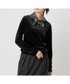 【ビューティ&ユース ユナイテッドアローズ/BEAUTY&YOUTH / UNITED ARROWS】のポリエステルブレンド ベロアロングスリーブ Tシャツ 人気、トレンドファッション・服の通販 founy(ファニー) ファッション Fashion レディースファッション Fashion for Women トップス・カットソー Cut & Sew Tops シャツ・ブラウス・オフィスカジュアル Elegant Blouses & Button-Ups ロングTシャツ・Tシャツ Longline T-Shirts & Tees ベロアトップス Velour Tops / Velvet-Look Items インナー Innerwear コンパクト Compact, Small Size サロペット Overalls, Salopette ジャケット Jacket, Outerwear スラックス Slacks, Dress Pants デニム Denim, Jeans Material 長袖 Long Sleeve, Full Sleeve ベスト Vest, Waistcoat ベロア Velour, Soft Velvet ボトム Bottoms, Lower Wear エレガント 上品 Elegant thumbnail BLACK|ID: prp329100004656195 ipo3291000000034368447
