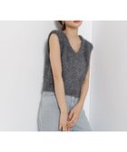 【プロポーション ボディドレッシング/PROPORTION BODY DRESSING】のハンドウォッシャブル フェザーノースリニット 人気、トレンドファッション・服の通販 founy(ファニー) ファッション Fashion レディースファッション Fashion for Women トップス・カットソー Cut & Sew Tops ニット Knit Tops & Sweaters おすすめ Recommended / Our Picks デニム Denim, Jeans Material ノースリーブ Sleeveless, No-Sleeve フェザー Feather, Feather Detail フェミニン Feminine, Girly 夏 Summer thumbnail グレー|ID: prp329100004656209 ipo3291000000033678683