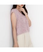 【プロポーション ボディドレッシング/PROPORTION BODY DRESSING】のハンドウォッシャブル フェザーノースリニット 人気、トレンドファッション・服の通販 founy(ファニー) ファッション Fashion レディースファッション Fashion for Women トップス・カットソー Cut & Sew Tops ニット Knit Tops & Sweaters おすすめ Recommended / Our Picks デニム Denim, Jeans Material ノースリーブ Sleeveless, No-Sleeve フェザー Feather, Feather Detail フェミニン Feminine, Girly 夏 Summer thumbnail ピンク|ID: prp329100004656209 ipo3291000000033678686