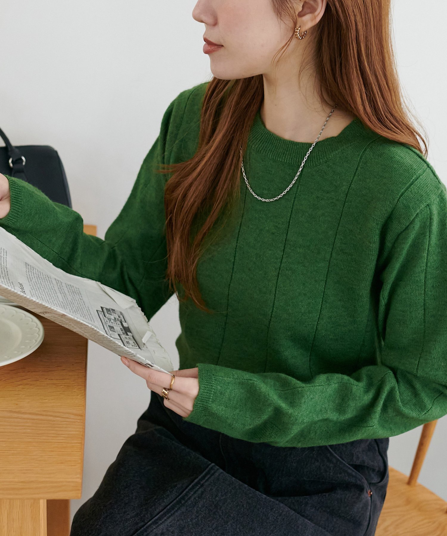 【ディスコート/Discoat】の【10色展開/WEB限定】ウールライクプルオーバー インテリア・キッズ・メンズ・レディースファッション・服の通販 founy(ファニー) 　ファッション　Fashion　レディースファッション　Fashion for Women　トップス・カットソー　Cut & Sew Tops　カジュアルプルオーバー・ニットトップス　Pullovers & Knit Tops / Casual Pullovers　インナー　Innerwear　シンプル　Simple, Minimal　デニム　Denim, Jeans Material　フィット　Fit, Slim Fit　ベーシック　Basic, Essential　モスグリーン|ID: prp329100004656243 ipo3291000000034507406