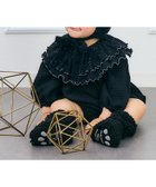 【エフオー オンラインストア/F.O.Online Store / KIDS】のつけ衿付きボディースーツ 人気、トレンドファッション・服の通販 founy(ファニー) ファッション Fashion キッズファッション Fashion for Kids ギフト プレゼント Gift / Present スーツ Suit, Formalwear ネップ Nepp, Slub Yarn ベビー Baby, Babywear ロンパース Romper, Jumpsuit thumbnail ブラック|ID: prp329100004656267 ipo3291000000034226324