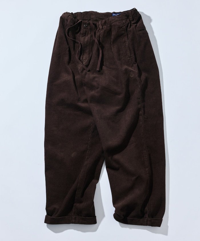 【フリークスストア/FREAK'S STORE】のヴィンテージライク コーデュロイタック ワイドパンツ 【セットアップ対応】 25AW インテリア・キッズ・メンズ・レディースファッション・服の通販 founy(ファニー) 　ファッション　Fashion　メンズファッション　Fashion for Men　ボトムス　Bottoms　インナー　Innerwear　クラシック　Classic, Timeless Style　コーデュロイ　Corduroy, Cord Fabric　スウェット / スエット　Sweatshirt, Sweatwear　スニーカー　Sneakers, Trainers　セットアップ　Set-Up, Coordinated Outfit　ダウン　Down, Puffer　バランス　Balance, Style Balance　パーカー　Hoodie, Parka　ワイド　Wide, Wide Fit　A/W・秋冬　Autumn/Winter　冬　Winter / This Winter　おすすめ　Recommended / Our Picks　エレガント 上品　Elegant　2025年　2025　2025-2026秋冬・A/W　Autumn/Winter 2025–26 AW25–26　ブラウン|ID: prp329100004656332 ipo3291000000033679965