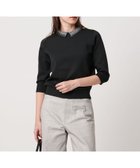 【ユナイテッドアローズ/UNITED ARROWS】のビジューカラー 2WAY ニット BLACK|ID:prp329100004656367