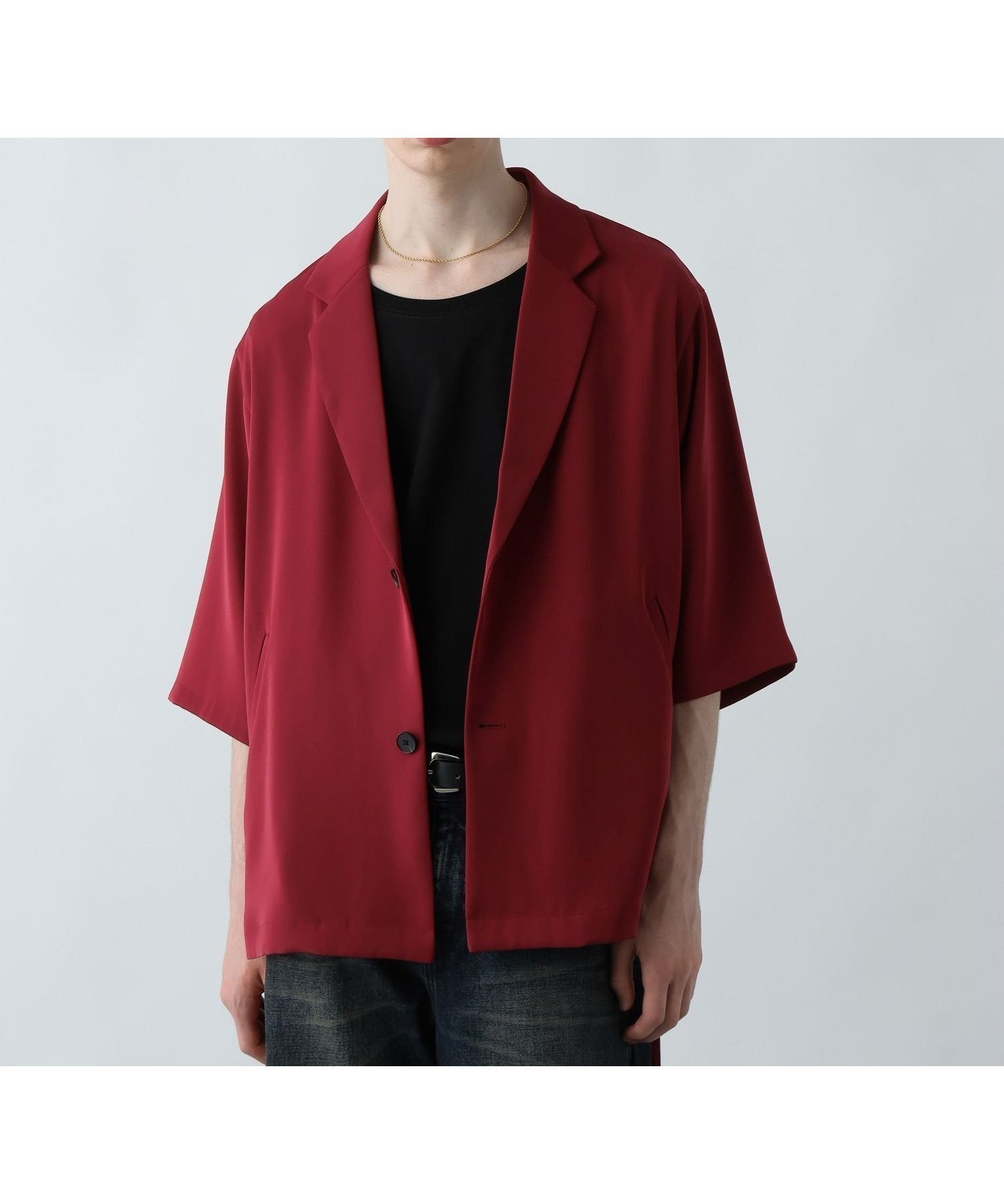 【ハレ/HARE / MEN】のTOROMIジャケットSS インテリア・キッズ・メンズ・レディースファッション・服の通販 founy(ファニー) 　ファッション　Fashion　メンズファッション　Fashion for Men　ジャケット　Jacket, Outerwear　セットアップ　Set-Up, Coordinated Outfit　リラックス　Relax, Relaxed Fit　エレガント 上品　Elegant　半袖　Short Sleeve, Half Sleeve　レッド37|ID: prp329100004656371 ipo3291000000033680333