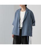 【ハレ/HARE / MEN】のTOROMIジャケットSS 人気、トレンドファッション・服の通販 founy(ファニー) ファッション Fashion メンズファッション Fashion for Men ジャケット Jacket, Outerwear セットアップ Set-Up, Coordinated Outfit リラックス Relax, Relaxed Fit エレガント 上品 Elegant 半袖 Short Sleeve, Half Sleeve thumbnail 【セットアップ対応】ブルー85|ID: prp329100004656371 ipo3291000000033680337