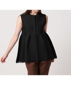 【ユナイテッドアローズ/UNITED ARROWS】のレース ペプラム ニットベスト -ウォッシャブル- BLACK|ID:prp329100004656379