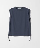 【ユナイテッドアローズ/UNITED ARROWS】のサイドドロスト ノースリーブTシャツ A DAY IN THE LIFE 人気、トレンドファッション・服の通販 founy(ファニー) ファッション Fashion レディースファッション Fashion for Women トップス・カットソー Cut & Sew Tops キャミソール&ノースリーブ Camisoles & Sleeveless Tops シャツ・ブラウス・オフィスカジュアル Elegant Blouses & Button-Ups ロングTシャツ・Tシャツ Longline T-Shirts & Tees シャーリング Shirring, Ruched シンプル Simple, Minimal ドローコード Drawcord, Drawstring Cord ノースリーブ Sleeveless, No-Sleeve ワイド Wide, Wide Fit 夏 Summer thumbnail ROYAL|ID: prp329100004657653 ipo3291000000033694582