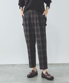 【グローバルワーク/GLOBAL WORK】の貴島明日香さん着用/ウツクシルエットテーパードパンツ/494098 ネイビーチェック89|ID: prp329100004657674 ipo3291000000035166258