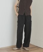 【アーバンリサーチ ドアーズ/URBAN RESEARCH DOORS】のイージーカーゴパンツ 人気、トレンドファッション・服の通販 founy(ファニー) ファッション Fashion レディースファッション Fashion for Women パンツ Pants & Trousers 2025年 2025 2025-2026秋冬・A/W Autumn/Winter 2025–26 AW25–26 冬 Winter / This Winter カーゴパンツ Cargo Pants, Utility Pants バランス Balance, Style Balance フラップ Flap, Flap Pocket ポケット Pocket, Pocket Detail ミリタリー Military, Army Style メンズ Men's, Menswear ワイド Wide, Wide Fit エレガント 上品 Elegant 定番 Standard, Basic Item A/W・秋冬 Autumn/Winter thumbnail BLACK|ID: prp329100004657724 ipo3291000000033909982