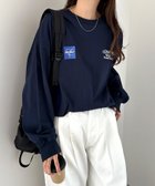 【アンドミー/andme】のERAReact エンブロイダリー ロゴ 長袖 Tシャツ ANME アンメ ネイビー|ID: prp329100004657732 ipo3291000000033836895