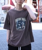【アイモハ/aimoha】のHOOK -original- マフィアわんこプリントウォッシュ半袖TEE 人気、トレンドファッション・服の通販 founy(ファニー) ファッション Fashion レディースファッション Fashion for Women トップス・カットソー Cut & Sew Tops おすすめ Recommended / Our Picks ウォッシュ Washed Finish キャップ Cap, Baseball Cap スキニー Skinny, Slim Fit スニーカー Sneakers, Trainers スポーツ Sports, Activewear トートバッグ Tote Bag, Large Shoulder Bag フロント Front, Front Design プリント Print, Printed Pattern メンズ Men's, Menswear 半袖 Short Sleeve, Half Sleeve thumbnail ブラウン|ID: prp329100004657821 ipo3291000000033891566