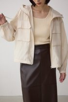 【アズール バイ マウジー/AZUL by moussy】のビッグポケットフーディショートブルゾン 人気、トレンドファッション・服の通販 founy(ファニー) ファッション Fashion レディースファッション Fashion for Women アウター Coat / Outerwear Collection ブルゾンジャケット・スポーティアウター Blouson Jackets オーガンジー Organza Fabric デニム Denim, Jeans Material バランス Balance, Style Balance thumbnail IVOY3|ID: prp329100004657837 ipo3291000000033798963