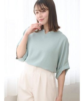 【ルディックパーク/LUDIC PARK】の【接触冷感/UV】パールアクセサリー付きドルマンントップス 人気、トレンドファッション・服の通販 founy(ファニー) ファッション Fashion レディースファッション Fashion for Women トップス・カットソー Cut & Sew Tops アクセサリー Fashion Accessories オケージョン Occasion Wear ストレート Straight, Straight Cut バランス Balance, Style Balance パール Pearl, Pearl Accent フロント Front, Front Design ワンポイント One Point, Statement Accent エレガント 上品 Elegant |ID:prp329100004657846
