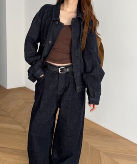【キャナルジーン/CANAL JEAN】のSEIRTAND 胸ポケットデニムジャケット 人気、トレンドファッション・服の通販 founy(ファニー) ファッション Fashion レディースファッション Fashion for Women アウター Coat / Outerwear Collection レディースジャケット・軽アウター Jackets デニムジャケット / カジュアルアウター Denim Jackets おすすめ Recommended / Our Picks インナー Innerwear ジャケット Jacket, Outerwear ストレッチ Stretch, Stretchy Fabric セットアップ Set-Up, Coordinated Outfit デニム Denim, Jeans Material ポケット Pocket, Pocket Detail ロング Long, Long-Length |ID:prp329100004657861