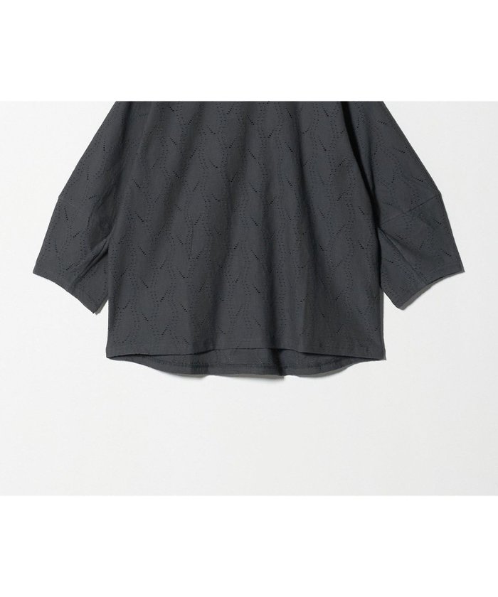 【ユナイテッドアローズ/UNITED ARROWS】のリーフジャガード ランタンスリーブ カットソー A DAY IN THE LIFE インテリア・キッズ・メンズ・レディースファッション・服の通販 founy(ファニー) https://founy.com/ ファッション Fashion レディースファッション Fashion for Women トップス・カットソー Cut & Sew Tops カットソー・ベーシックTシャツ Cut-and-Sewn Tops / Stretch Tees & Basics おすすめ Recommended / Our Picks カットソー Cut and Sewn Top コンパクト Compact, Small Size シアー Sheer, See-Through スリーブ Sleeve, Long Sleeve / Short Sleeve リーフ Leaf, Botanical Leaf レーシー Lacy, Lace-Like |ID: prp329100004657893 ipo3291000000033859900