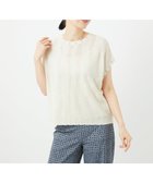 【ジャンニ ロ ジュディチェ/GIANNI LO GIUDICE】の洗える アイレットフラワーニットベスト アイボリー|ID: prp329100004657916 ipo3291000000033697434