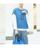 【ジャンニ ロ ジュディチェ/GIANNI LO GIUDICE】の洗える アイレットフラワーニットベスト ブルー|ID: prp329100004657916 ipo3291000000033697436