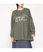 【ジーンズメイト/JEANS MATE】のC-FORT POINT/裏毛 リメイク風 チュニック カーキ|ID: prp329100004657934 ipo3291000000033827195