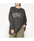 【ジーンズメイト/JEANS MATE】のC-FORT POINT/裏毛 リメイク風 チュニック チャコールグレー|ID: prp329100004657934 ipo3291000000033827196
