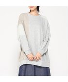 【ジーンズメイト/JEANS MATE】のC-FORT POINT/コーデュロイワッフル 切替 チュニック モクグレー|ID: prp329100004657936 ipo3291000000033827215