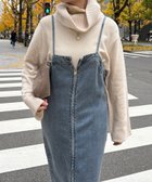 【ドゥドゥ/DouDou】の【完売カラー再追加!/サイズ展開あり/細見え】リヨセルデニムジャンスカ 人気、トレンドファッション・服の通販 founy(ファニー) ファッション Fashion レディースファッション Fashion for Women スマート Smart, Elegant センター Center, Center Line デニム Denim, Jeans Material フロント Front, Front Design A/W・秋冬 Autumn/Winter 冬 Winter / This Winter 再入荷 Restock / Back in Stock 2025年 2025 2025-2026秋冬・A/W Autumn/Winter 2025–26 AW25–26 thumbnail ブルー|ID: prp329100004657953 ipo3291000000035099467