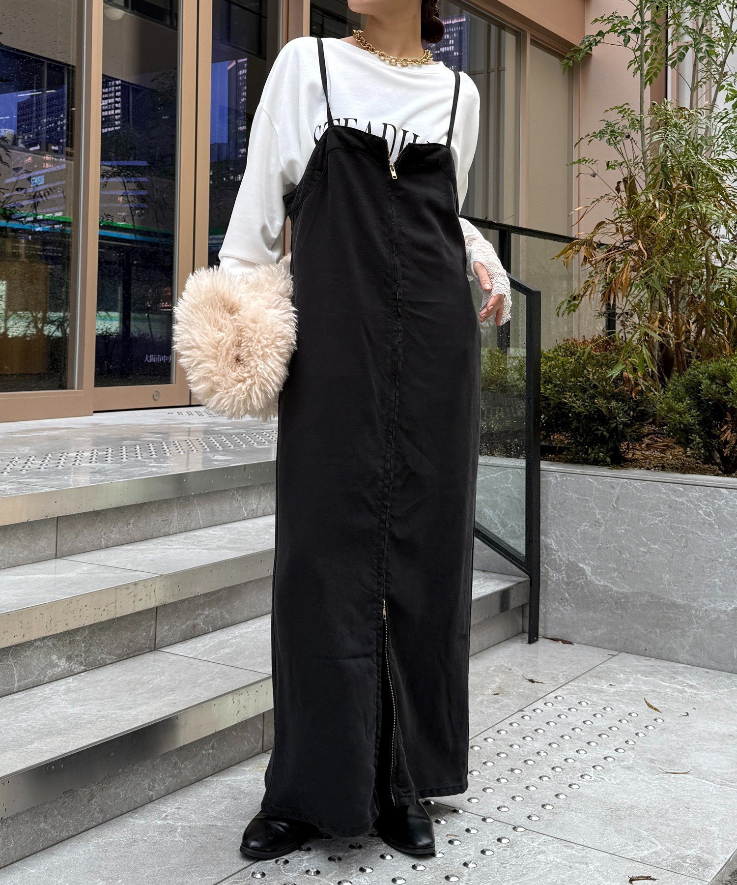 【ドゥドゥ/DouDou】の【完売カラー再追加!/サイズ展開あり/細見え】リヨセルデニムジャンスカ インテリア・キッズ・メンズ・レディースファッション・服の通販 founy(ファニー) ファッション Fashion レディースファッション Fashion for Women スマート Smart, Elegant センター Center, Center Line デニム Denim, Jeans Material フロント Front, Front Design A/W・秋冬 Autumn/Winter 冬 Winter / This Winter 再入荷 Restock / Back in Stock 2025年 2025 2025-2026秋冬・A/W Autumn/Winter 2025–26 AW25–26 ブラックその他2|ID: prp329100004657953 ipo3291000000035099472