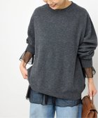 【スピック&スパン/Spick & Span】のチュールドットチュニックプルオーバー ブラック|ID: prp329100004657991 ipo3291000000033846666