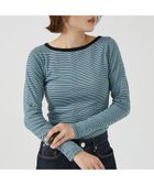 【ルージュヴィフラクレ/Rouge vif la cle】の【Robert P. Miller】パネルリブボートネックTEE / ロンT / 人気、トレンドファッション・服の通販 founy(ファニー) ファッション Fashion レディースファッション Fashion for Women トップス・カットソー Cut & Sew Tops ロングTシャツ・Tシャツ Longline T-Shirts & Tees インナー Innerwear フィット Fit, Slim Fit ベーシック Basic, Essential 秋 Autumn thumbnail ブルー系その他1|ID: prp329100004657993 ipo3291000000033728551
