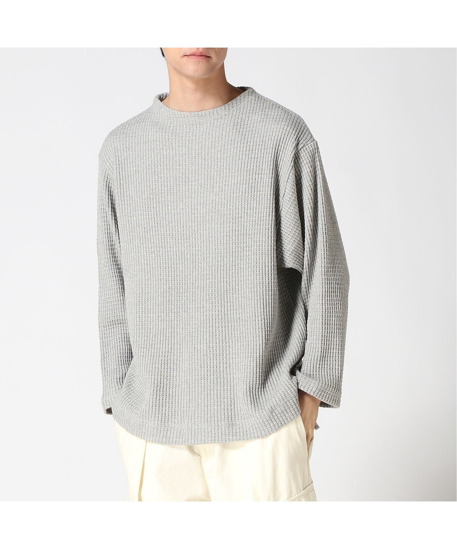 【ジムマスター/gym master / MEN】のgym master/12ozヘビーワッフルガンジーネック インテリア・キッズ・メンズ・レディースファッション・服の通販 founy(ファニー) 　ファッション　Fashion　メンズファッション　Fashion for Men　インナー　Innerwear　クラシカル　Classical, Vintage-Inspired　今季　This Season, Current Season　シンプル　Simple, Minimal　スウェット / スエット　Sweatshirt, Sweatwear　スポーツ　Sports, Activewear　ワッフル　Waffle, Waffle Knit　冬　Winter / This Winter　グレー|ID: prp329100004658007 ipo3291000000033728687