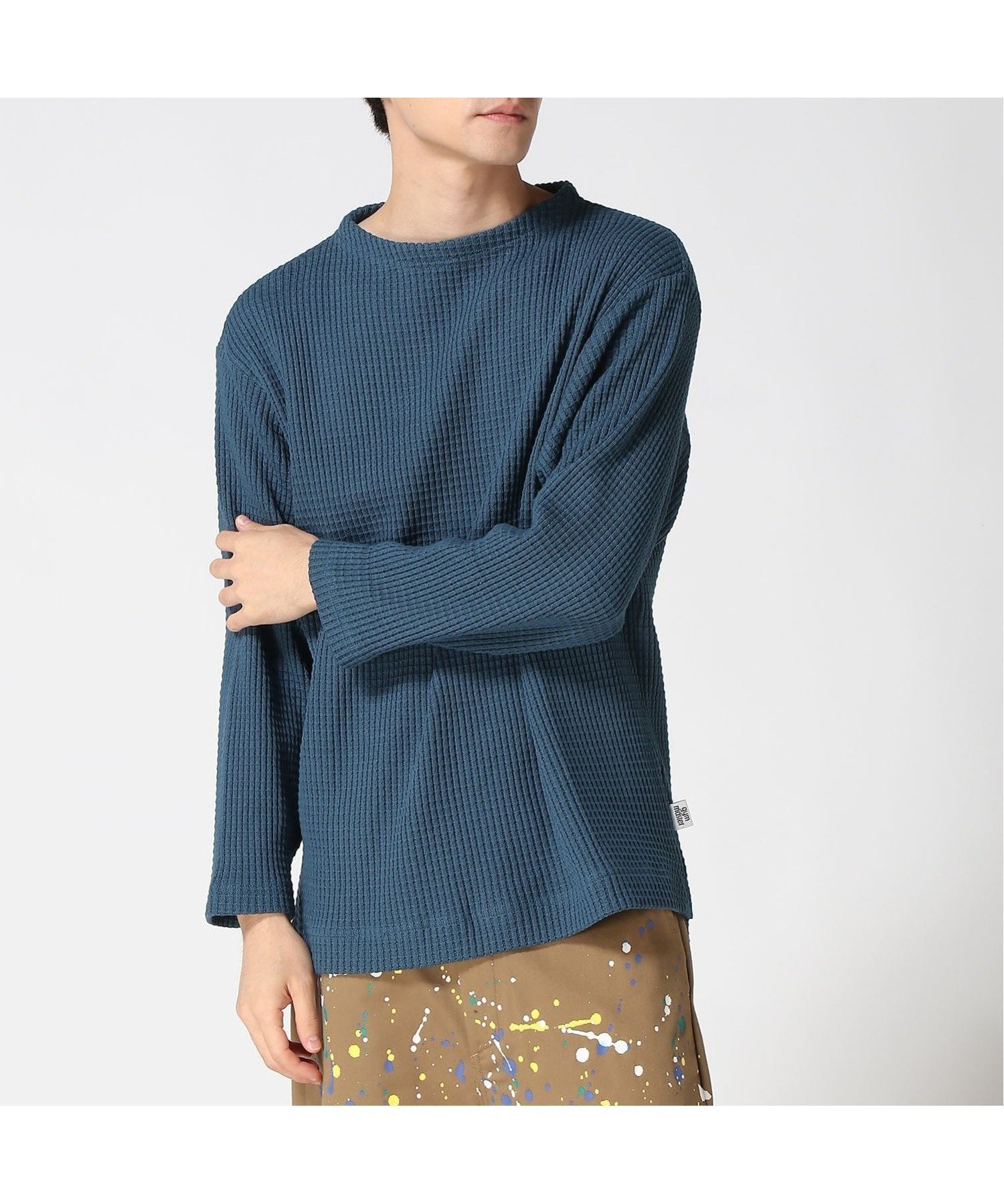 【ジムマスター/gym master / MEN】のgym master/12ozヘビーワッフルガンジーネック インテリア・キッズ・メンズ・レディースファッション・服の通販 founy(ファニー) 　ファッション　Fashion　メンズファッション　Fashion for Men　インナー　Innerwear　クラシカル　Classical, Vintage-Inspired　今季　This Season, Current Season　シンプル　Simple, Minimal　スウェット / スエット　Sweatshirt, Sweatwear　スポーツ　Sports, Activewear　ワッフル　Waffle, Waffle Knit　冬　Winter / This Winter　スレートブルー|ID: prp329100004658007 ipo3291000000033728690