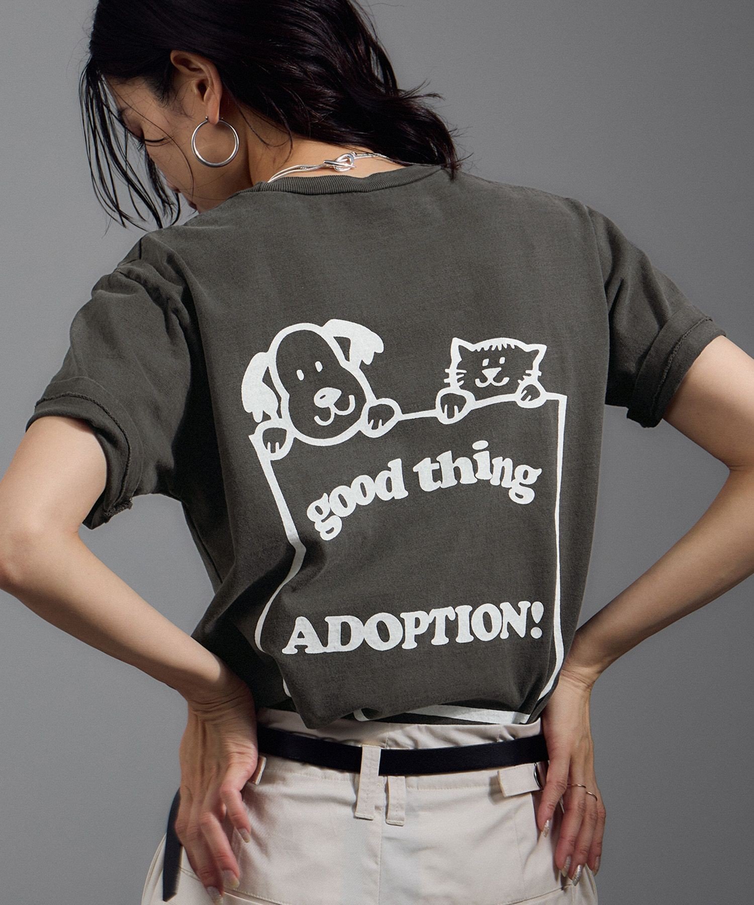 【サロン アダム エ ロペ/SALON adam et rope'】の【MIXTA(ミクスタ)】GOOD THINGS CREWNECK T-SHIRTS/クルーネックTシャツ 人気、トレンドファッション・服の通販 founy(ファニー) 　ファッション　Fashion　レディースファッション　Fashion for Women　トップス・カットソー　Cut & Sew Tops　シャツ・ブラウス・オフィスカジュアル　Elegant Blouses & Button-Ups　ロングTシャツ・Tシャツ　Longline T-Shirts & Tees　 other-1|ID: prp329100004658051 ipo3291000000033699787