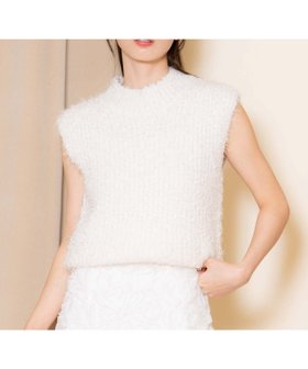 【ノエラ/Noela】のノースリラメシャギーニット 人気、トレンドファッション・服の通販 founy(ファニー) ファッション Fashion レディースファッション Fashion for Women トップス・カットソー Cut & Sew Tops ニット Knit Tops & Sweaters おすすめ Recommended / Our Picks スリーブ Sleeve, Long Sleeve / Short Sleeve トレンド Trend, Trending Now ノースリーブ Sleeveless, No-Sleeve フレンチ French, French Style ポケット Pocket, Pocket Detail |ID:prp329100004658070