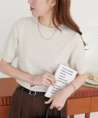 【ディスコート/Discoat】のモチモチ半袖プルオーバー《WEB限定カラーあり》 アイボリー|ID: prp329100004658074 ipo3291000000033882893