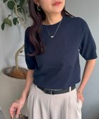 【ディスコート/Discoat】のモチモチ半袖プルオーバー《WEB限定カラーあり》 ネイビー|ID: prp329100004658074 ipo3291000000033882898